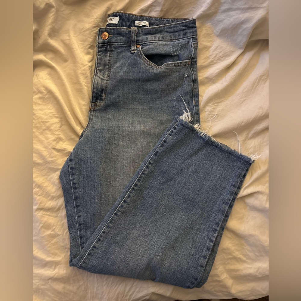 Nine West Straight Leg Blue Jeans